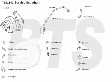 Компрессор, наддув BTS Turbo T981542